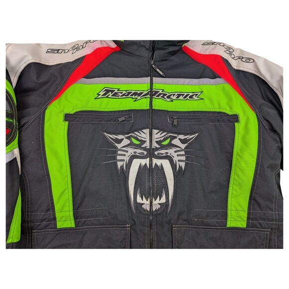 ARCTIC CAT Sno Pro A Tex Jacket Mens XL Waterproof Genuine Team Racewear *READ - Picture 3 of 10